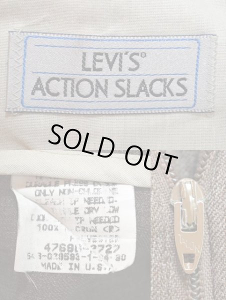 画像3: 90's Levi's ACTION SLACKS “BROWN HEATHER” (3)