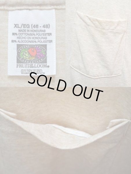 画像3: 90's Fruit of the loom ポケットTシャツ “DEADSTOCK” (3)