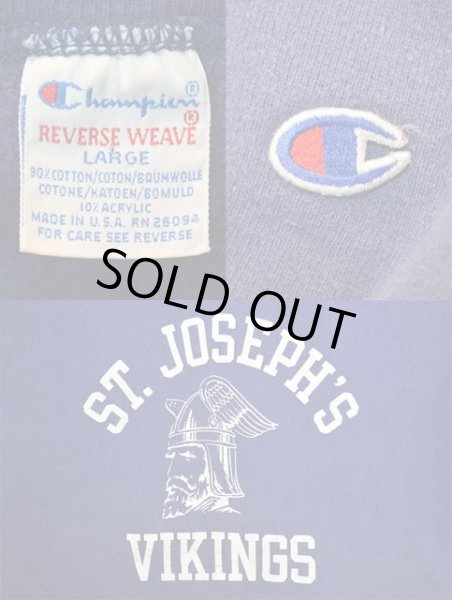 画像3: 90's Champion リバースウィーブスウェット “ST. JOSEPH'S VIKINGS” (3)