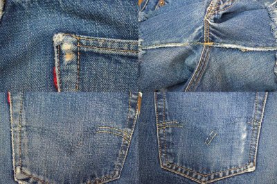 画像2: 60's Levi's 501ZXX カットオフデニム