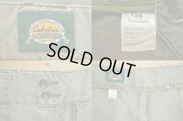 画像3: 90's Cabela's コットンベイカーショーツ (3)