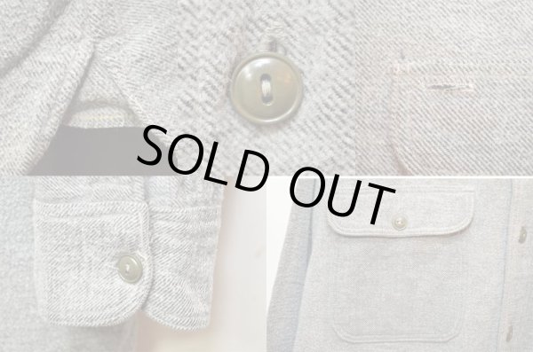 画像4: 40's Pilgrim マチ付き ヘビーネルシャツ (4)