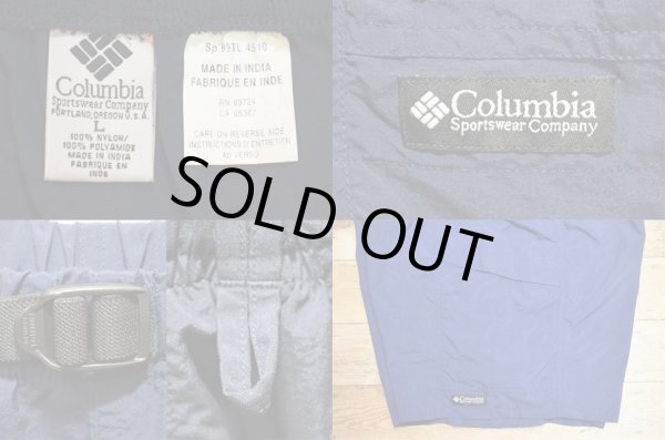 画像3: 90's Columbia ナイロンショーツ “NAVY” (3)