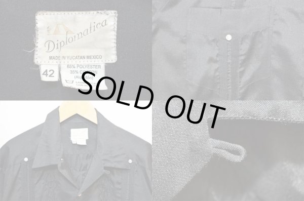 画像3: 80-90's Diplomatica キューバシャツ “BLACK” (3)