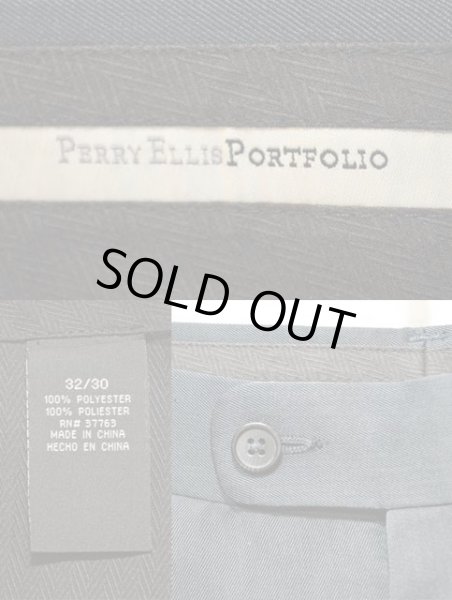 画像3: PERRY ELLIS スラックス “NAVY” (3)