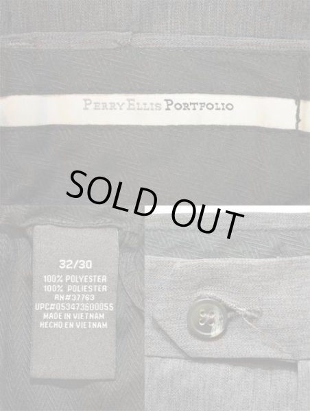画像3: PERRY ELLIS スラックス “GRAY” (3)