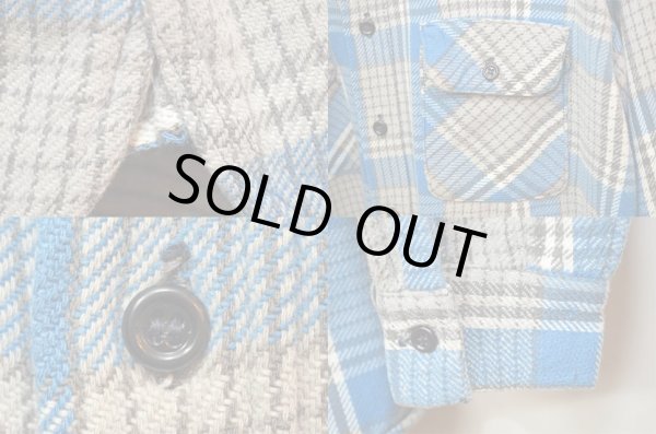 画像4: 60's P.N.H マチ付き ヘビーネルシャツ (4)