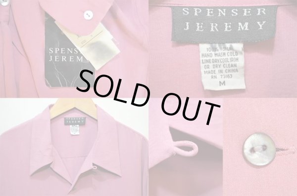画像3: SPENSER JEREMY オープンカラーシルクシャツ “DEADSTOCK” (3)