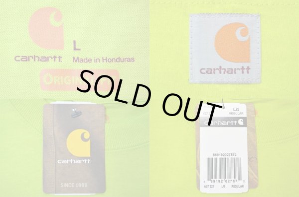 画像3: 新品 Carhartt K87 ポケット付きTシャツ “ORIGINAL FIT / SOUR APPLE” (3)