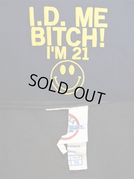 画像3: I.D.ME BITCH I'M 21 発泡プリントTシャツ (3)