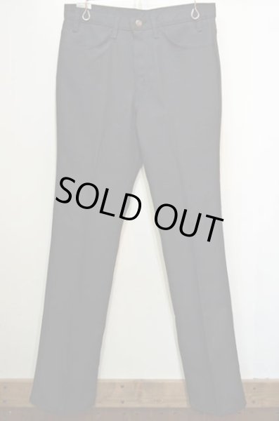 画像2: 80's Levi's 10517-6159 ブーツカットパンツ “BLACK / DEADSTOCK” (2)