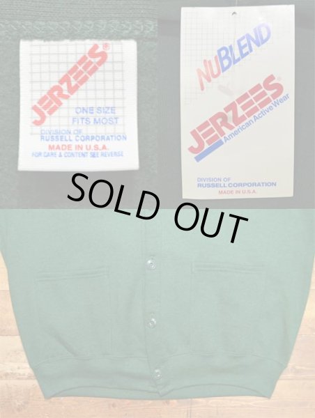 画像3: 90's JERZEES スウェットカーディガン “MADE IN USA / DEADSTOCK” (3)