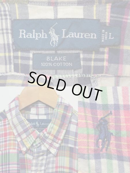 画像3: Polo Ralph Lauren S/S パッチワークBDシャツ “BLAKE” (3)