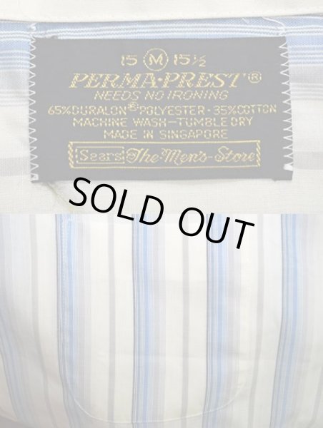 画像3: 70's Sears マルチストライプ柄 S/S シャツ (3)