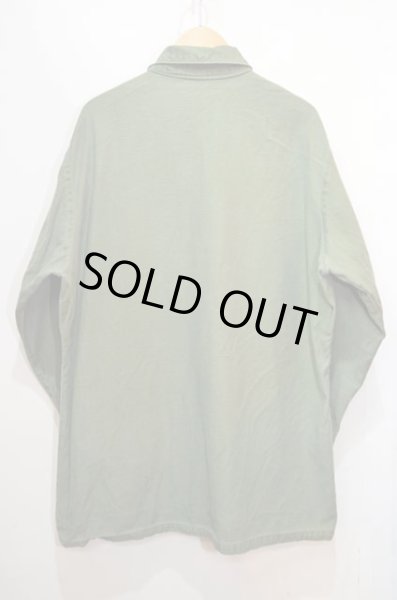 画像2: 60's US.ARMY コットンサテン ユーティリティシャツ (2)