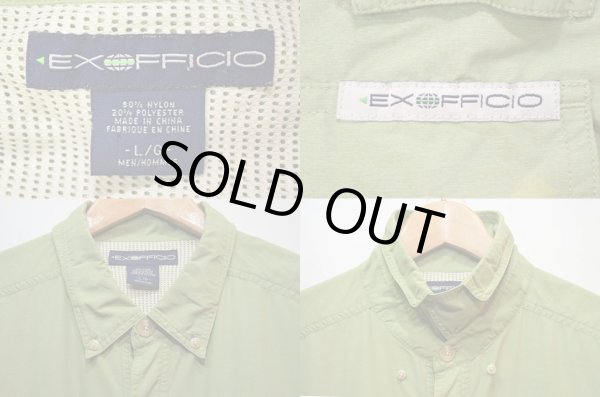 画像3: 90's EX OFFICIO S/S フィッシングシャツ (3)