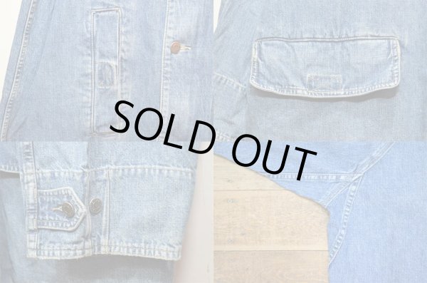 画像4: 90's OLD GAP デニムハーフコート (4)