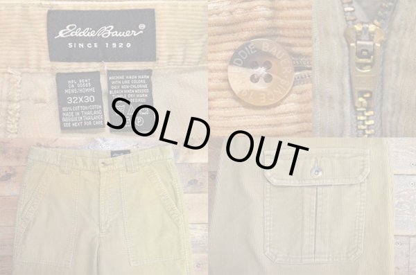 画像3: 90's Eddie Bauer コーデュロイベイカーパンツ (3)