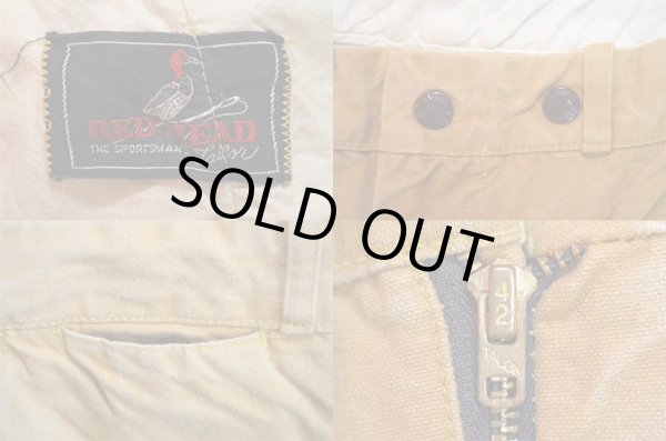 画像4: 70's RED HEAD ダブルニーハンティングパンツ (4)
