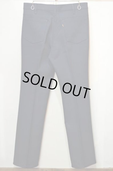 画像2: 80's Levi's 10517-6117 ブーツカットパンツ “NAVY / DEADSTOCK” (2)