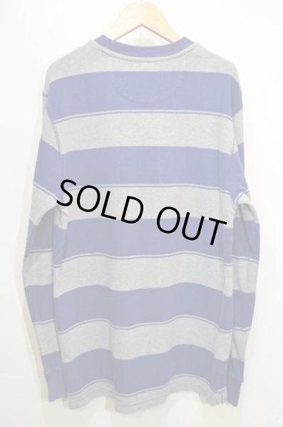 画像2: CHAPS L/S ボーダーTシャツ “NAVY×GRAY / S” (2)