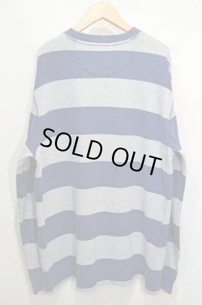 画像2: CHAPS L/S ボーダーTシャツ “NAVY×GRAY / L” (2)