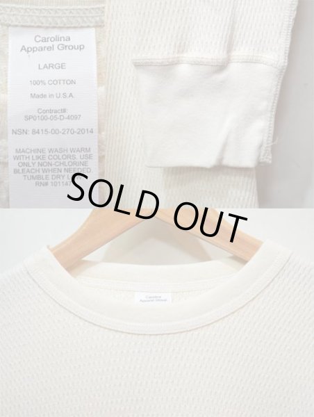 画像3: US.ARMY L/S コットンサーマル “DEADSTOCK / MADE IN USA” (3)