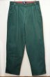 画像1: 90's Polo Ralph Lauren 2タック チノトラウザー “GREEN / MADE IN USA” (1)