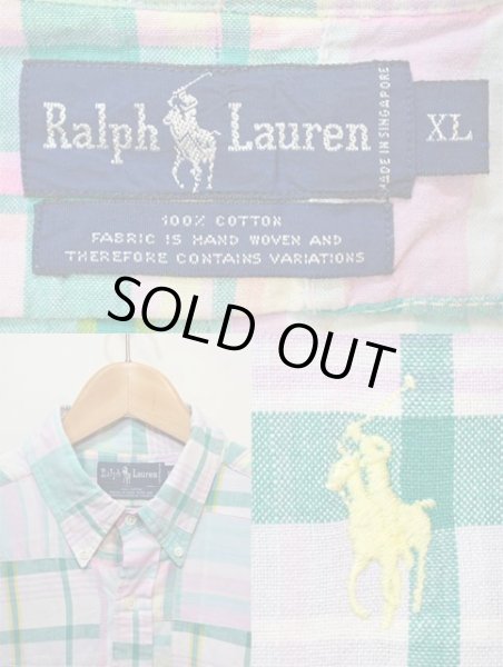 画像3: Polo Ralph Lauren パッチワーク BDシャツ (3)