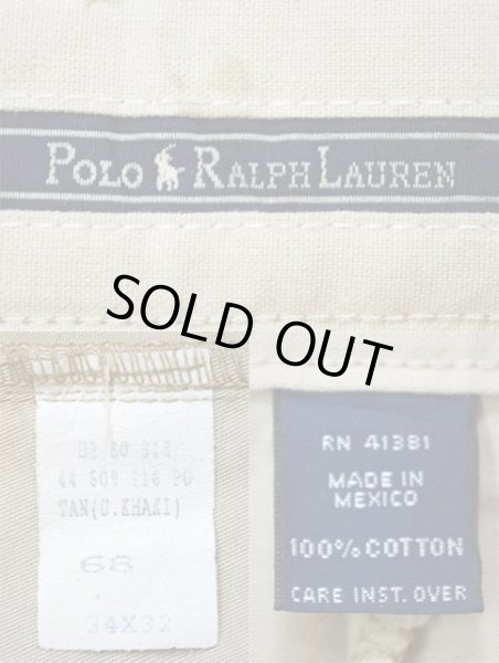 画像3: 90's Polo Ralph Lauren チノトラウザー “KHAKI” (3)