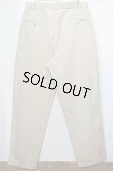 画像2: 90's Polo Ralph Lauren チノトラウザー “KHAKI” (2)