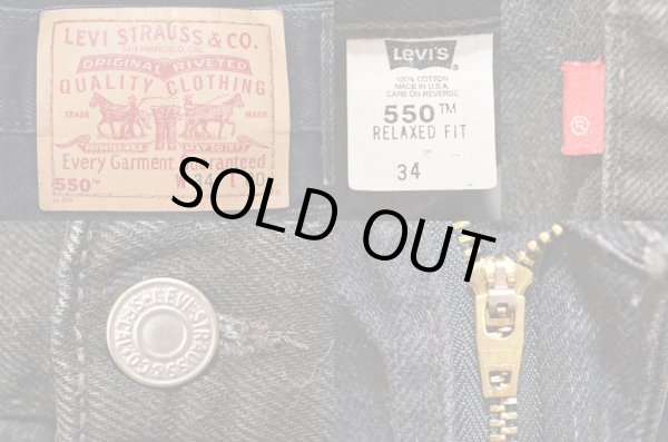 画像3: 90's Levi's 550 ブラックデニムショーツ “MADE IN USA / W34 L00” (3)