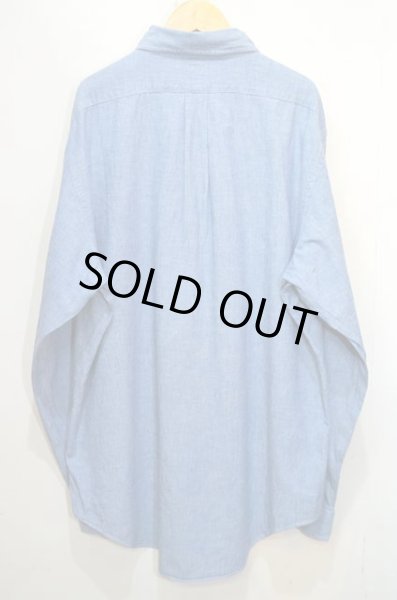 画像2: 90's Polo Ralph Lauren シャンブレー ボタンダウンシャツ (2)