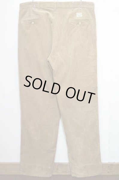 画像2: 90's Polo Ralph Lauren 2タック 太畝コーデュロイパンツ “POLO CORDS / MADE IN USA” (2)
