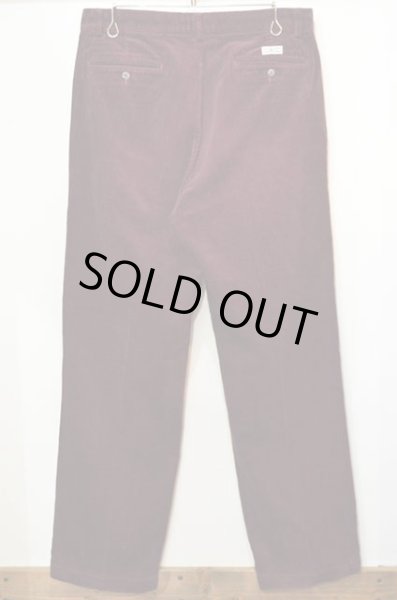 画像2: Polo Ralph Lauren 太畝コーデュロイパンツ “BORDEAUX” (2)