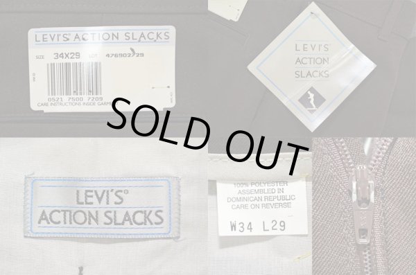 画像4: 90's Levi's ACTION SLACKS “34×29 / DEADSTOCK” (4)