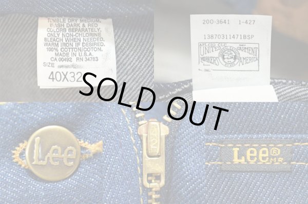 画像5: 80's Lee 200-3641 DENIM LOGGER JEANS “DEADSTOCK” (5)