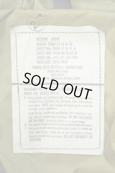 画像3: 96's US.ARMY ECWCS ウッドランドカモ柄 GORE-TEX PARKA “M-S / RAFF付きDEADSTOCK” (3)