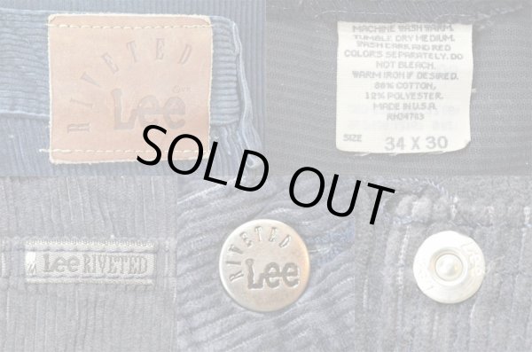 画像3: 90's Lee RIVETED 太畝コーデュロイパンツ “MADE IN USA” (3)