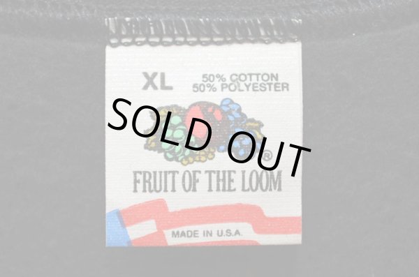 画像3: 90's  Fruit of the loom USA製 無地スウェットシャツ “BLACK / DEADSTOCK” (3)