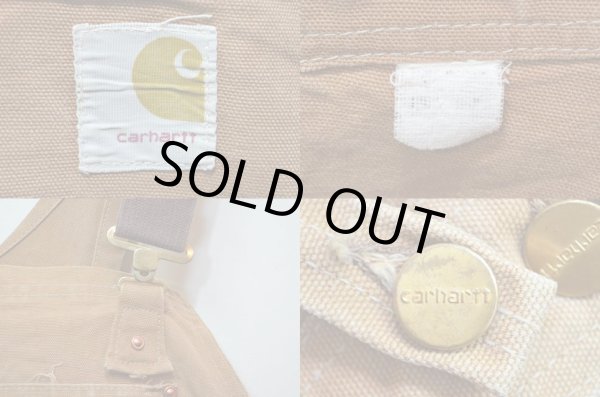 画像3: 70's Carhartt エプロン付き ダックオーバーオール (3)