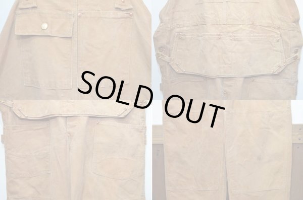 画像4: 70's Carhartt エプロン付き ダックオーバーオール (4)
