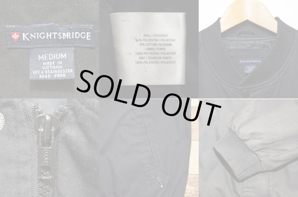 画像3: 90's KNIGHTS BRIDGE キャップショルダージャケット “BLACK” (3)