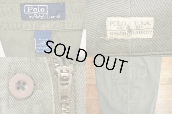 画像3: 90-00's Polo Ralph Lauren コットンカーゴパンツ (3)
