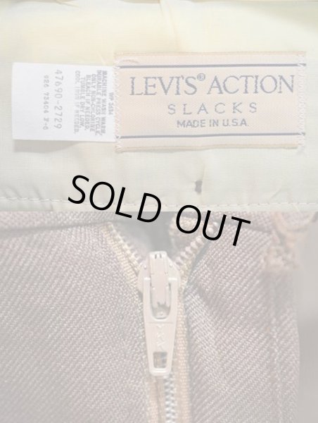 画像3: 90's Levi's ACTION SLACKS “BROWN” (3)
