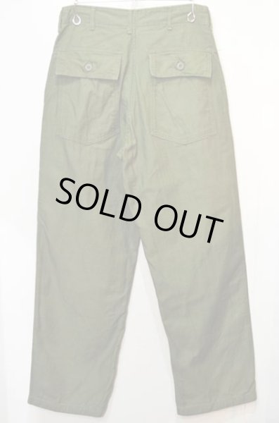 画像2: 60's US.ARMY コットンサテン ベイカーパンツ (2)