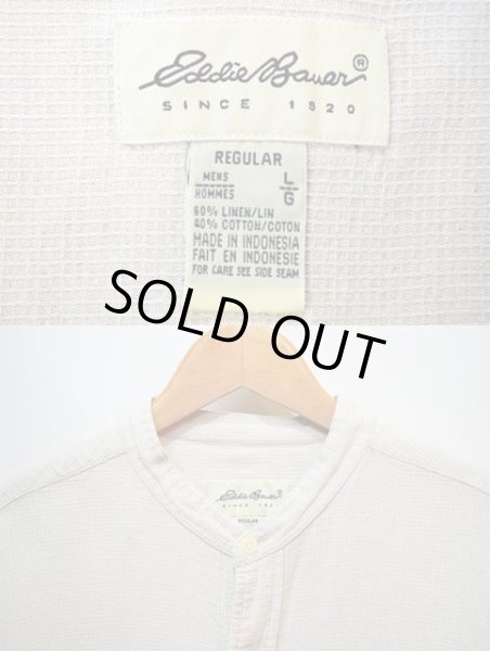 画像3: 90-00's Eddie Bauer バンドカラーシャツ (3)