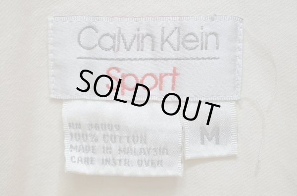 画像3: 90's Calvin Klein Sport コットンワークシャツ (3)