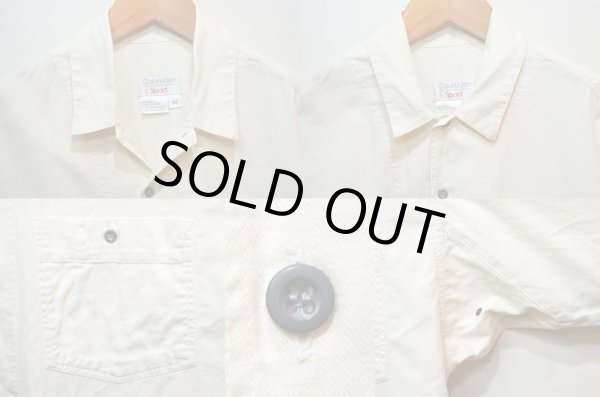 画像4: 90's Calvin Klein Sport コットンワークシャツ (4)