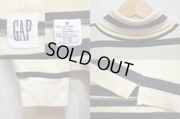 画像3: 90's OLD GAP タートルネックカットソー (3)
